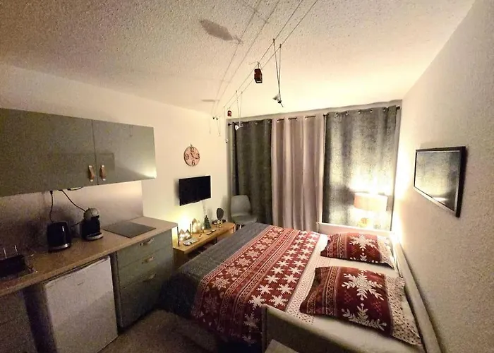 Avec Balcon Vue Montblanc Et Parking Gratuit Le Nid Daigle 아파트 *